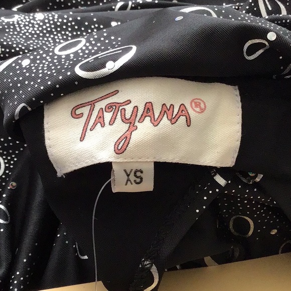 Tatyana black universe pencil dress. - Picture 5 of 5